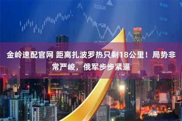 金岭速配官网 距离扎波罗热只剩18公里！局势非常严峻，俄军步步紧逼