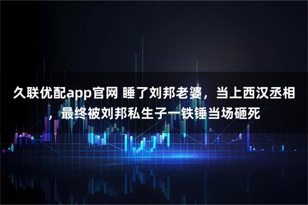 久联优配app官网 睡了刘邦老婆，当上西汉丞相，最终被刘邦私生子一铁锤当场砸死